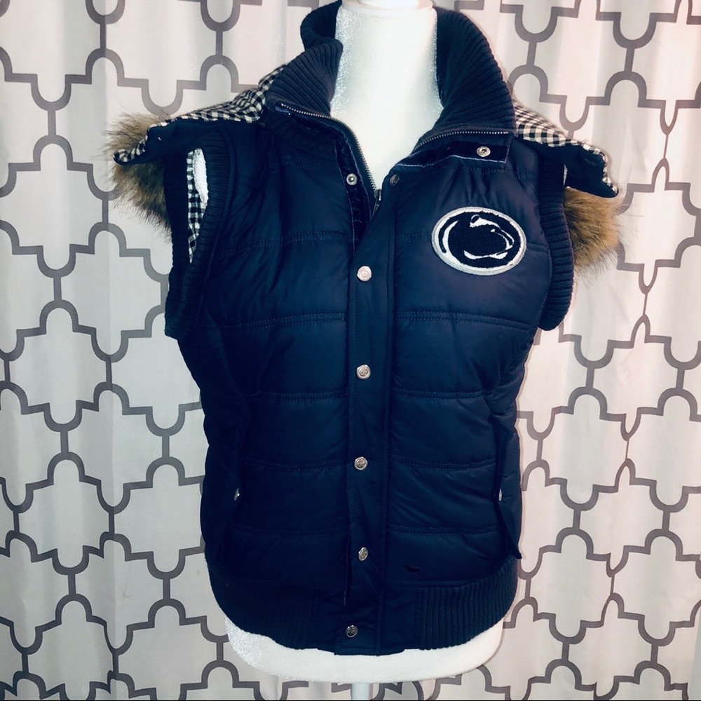❄️Women’s PSU Vest with Faux Fur hood